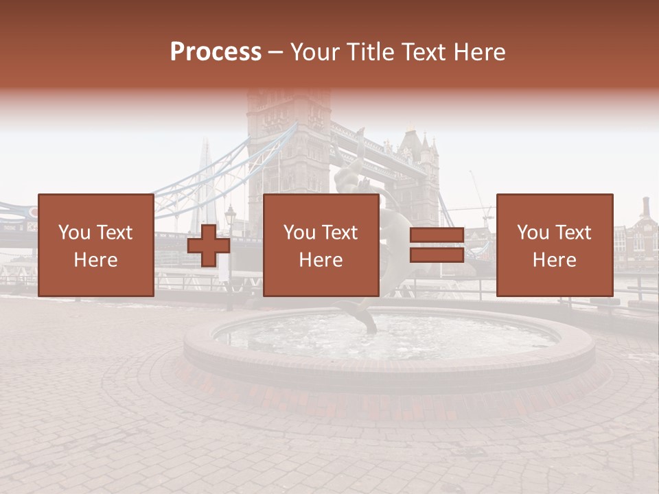 Dock Girl River PowerPoint Template