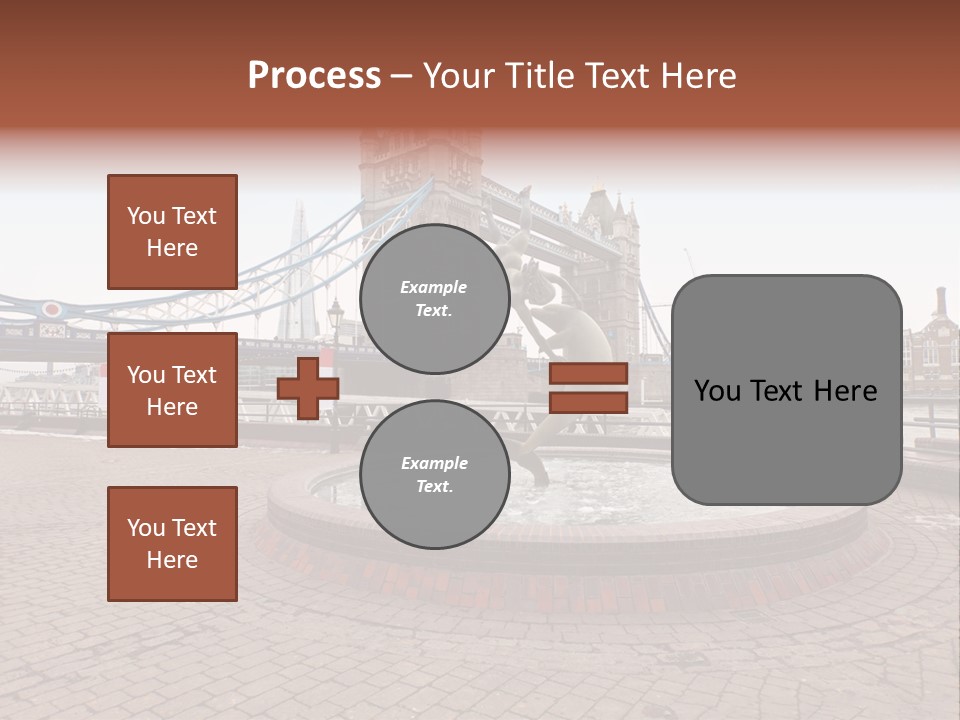 Dock Girl River PowerPoint Template