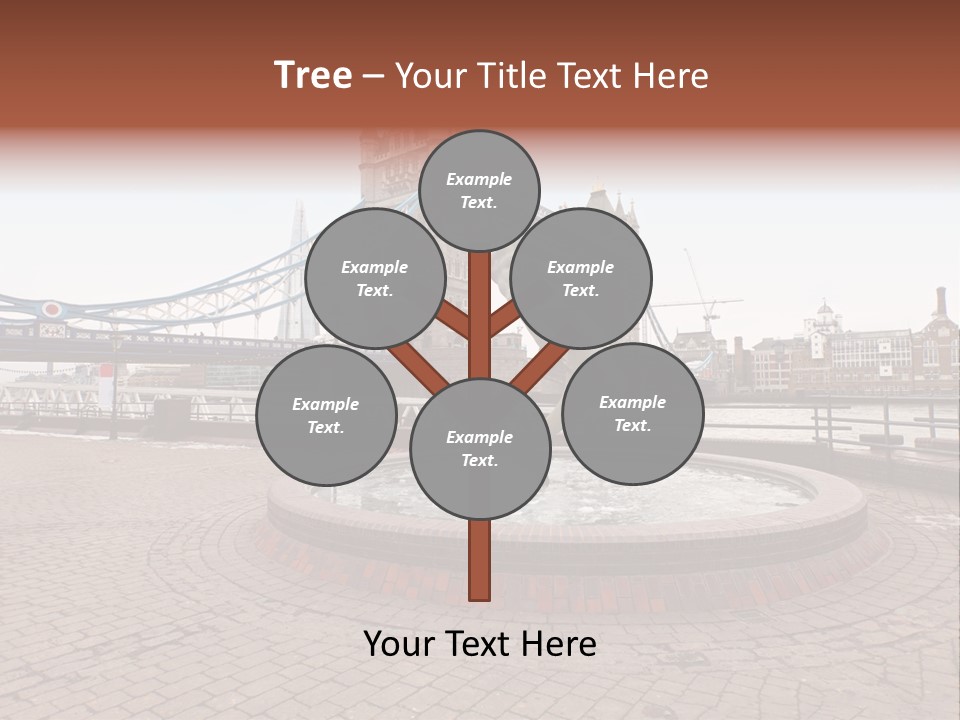 Dock Girl River PowerPoint Template