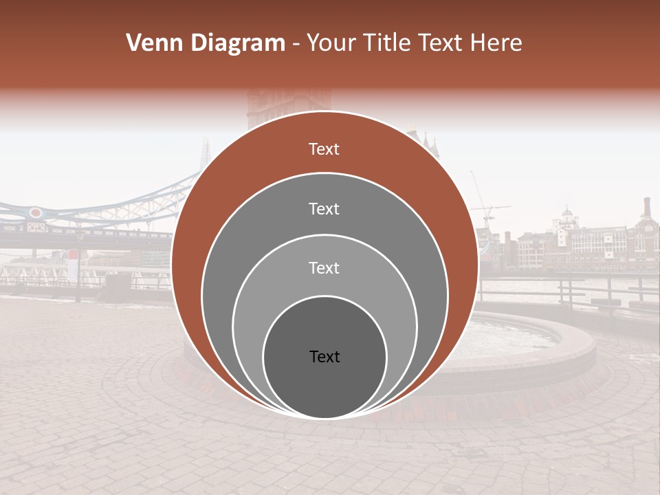 Dock Girl River PowerPoint Template