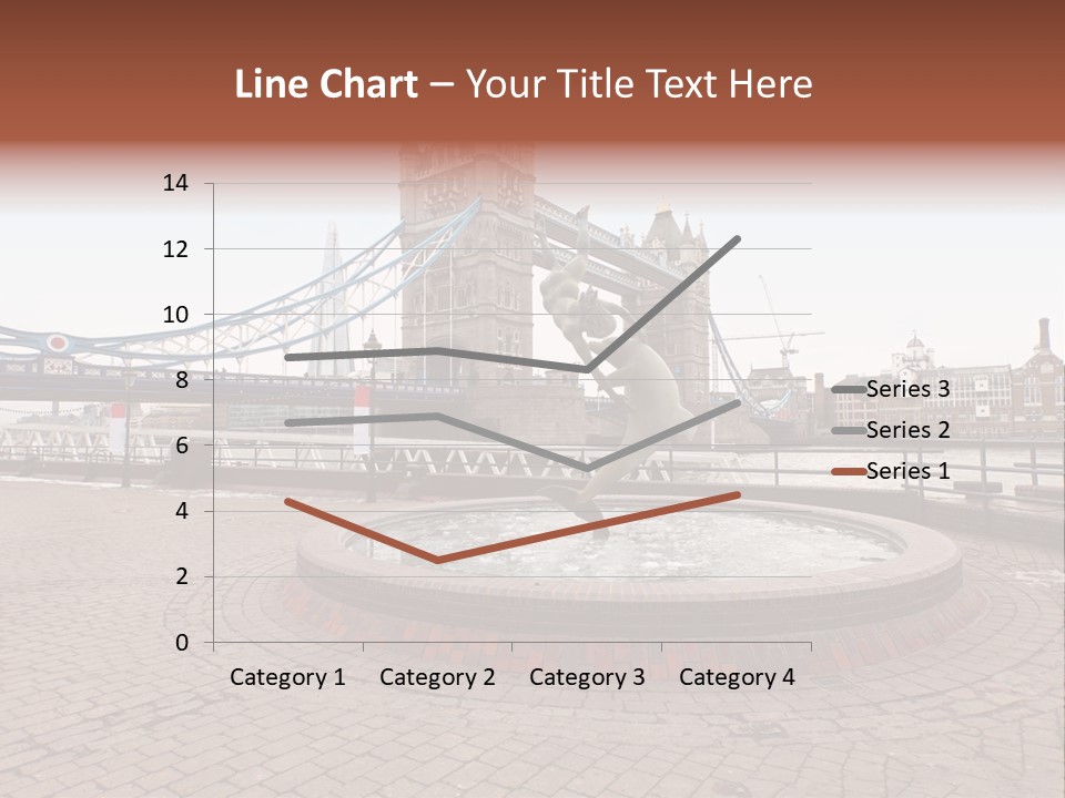 Dock Girl River PowerPoint Template