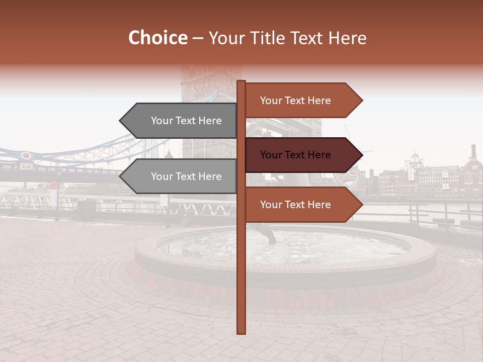 Dock Girl River PowerPoint Template