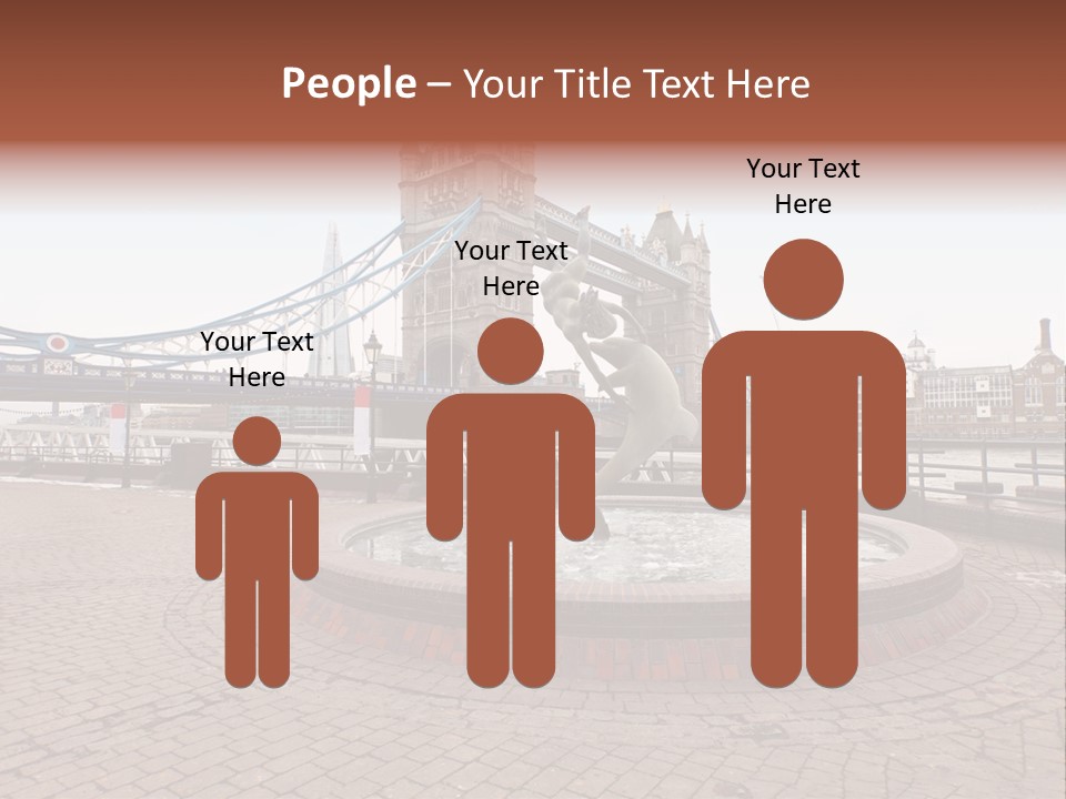 Dock Girl River PowerPoint Template