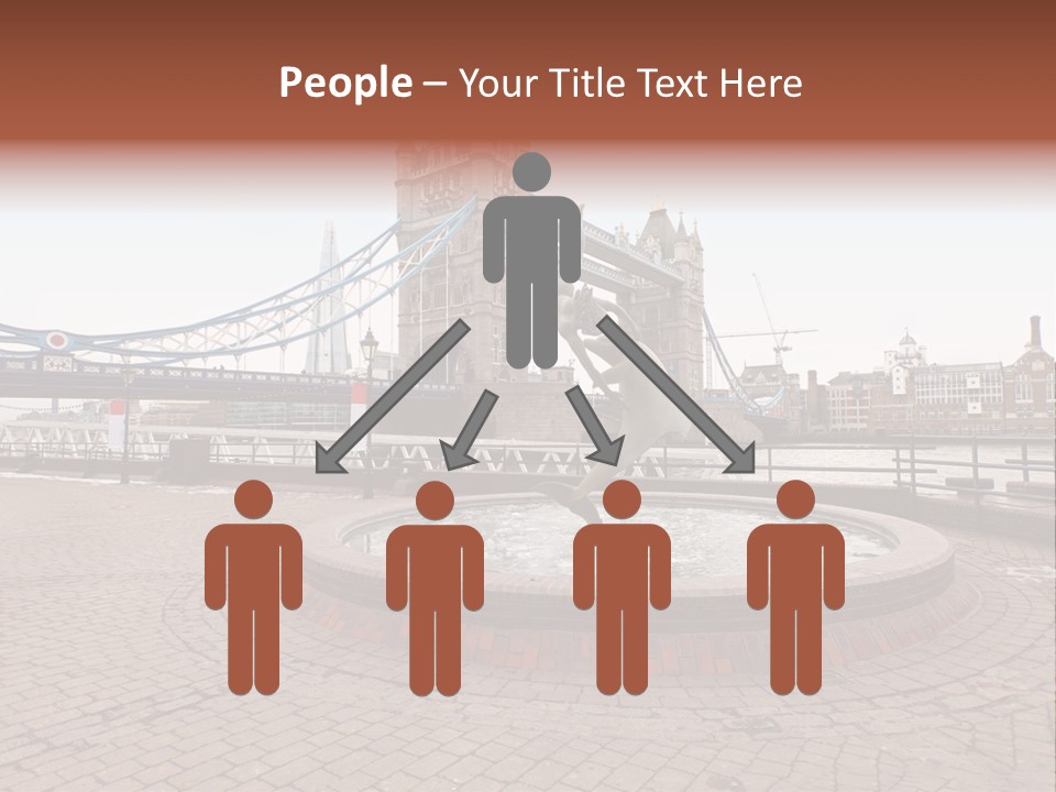 Dock Girl River PowerPoint Template