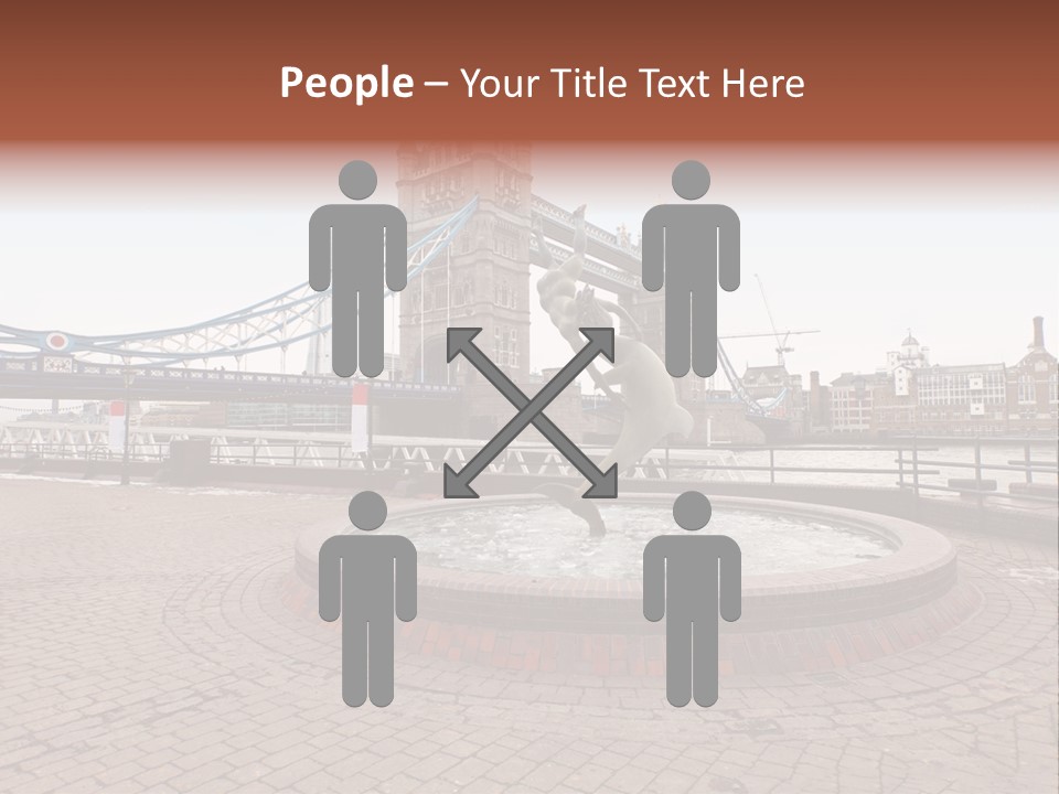 Dock Girl River PowerPoint Template