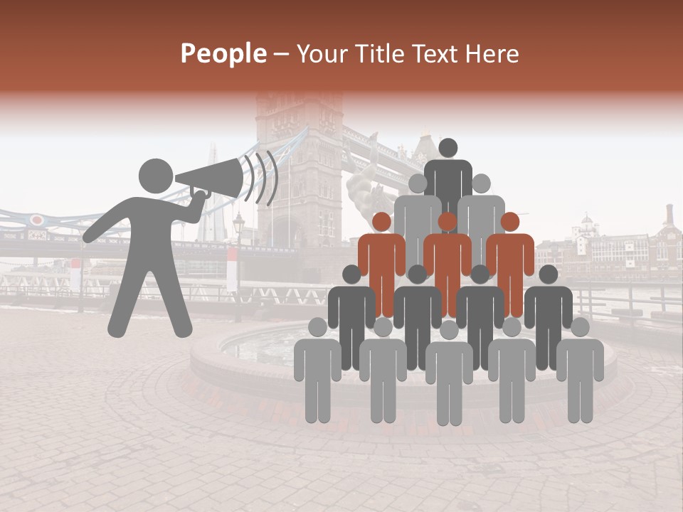 Dock Girl River PowerPoint Template