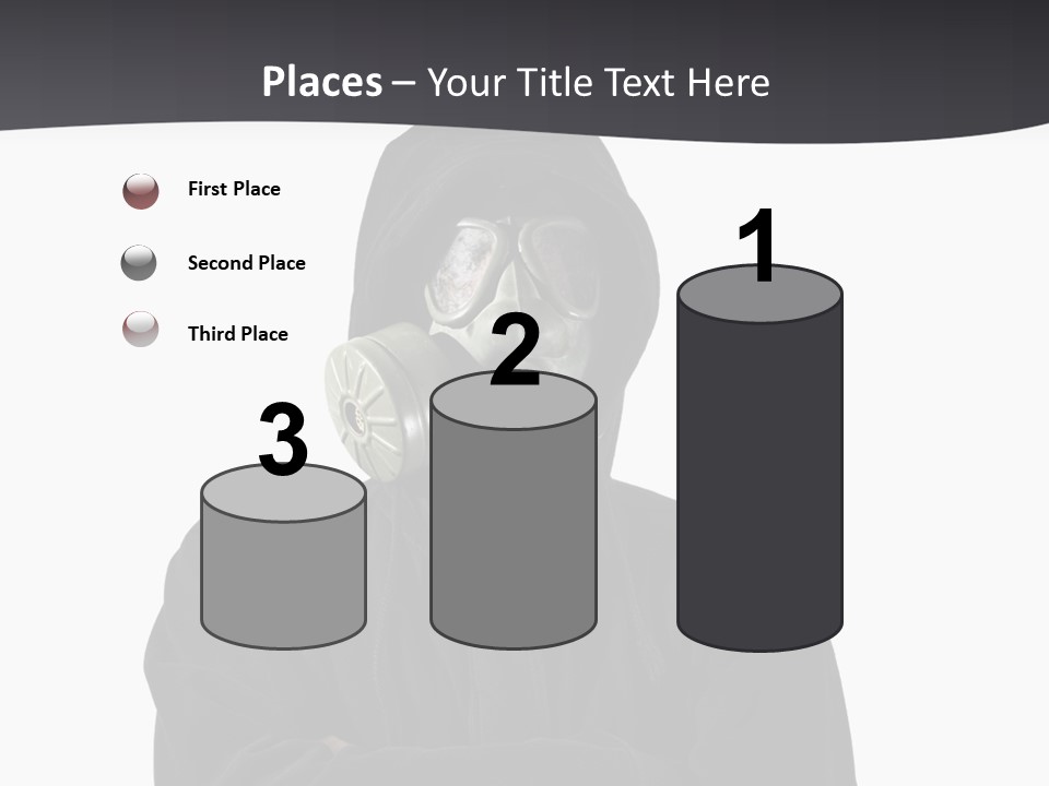 Man Environmental Biohazard PowerPoint Template