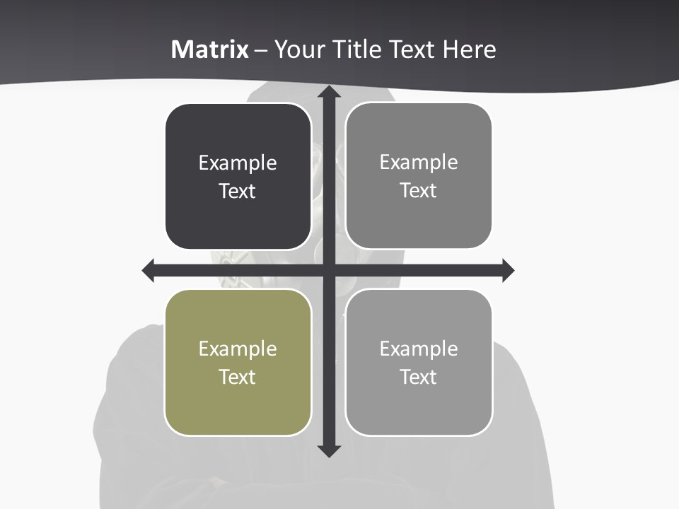 Man Environmental Biohazard PowerPoint Template