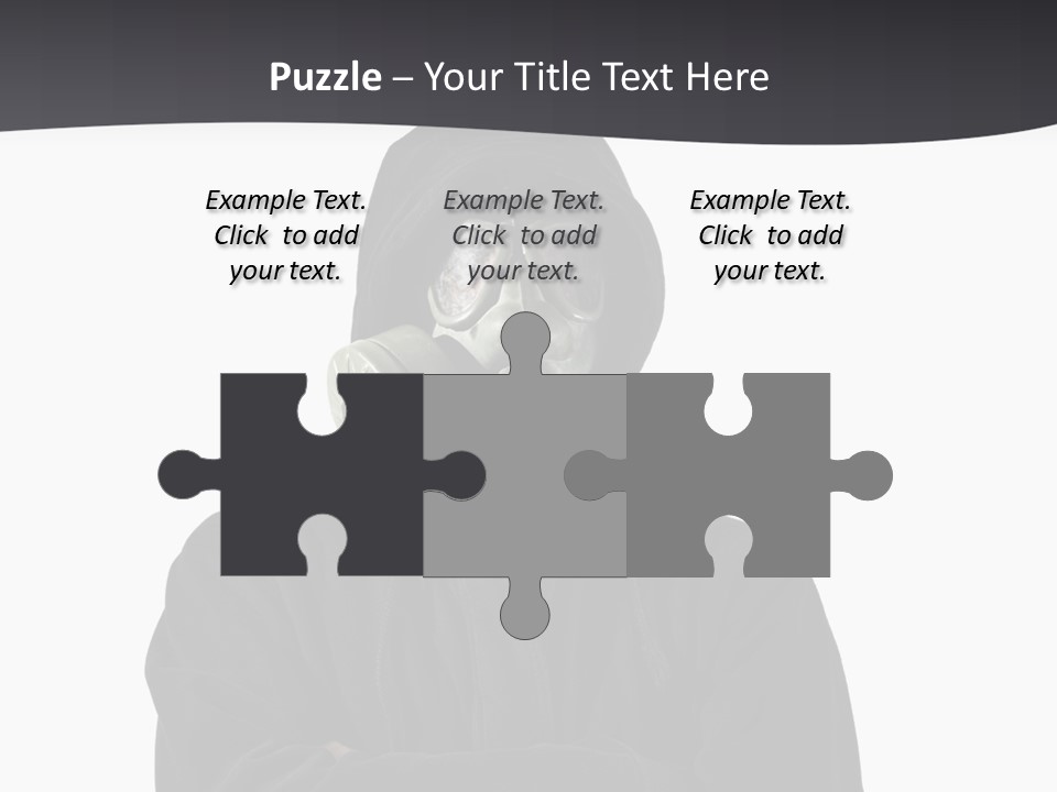 Man Environmental Biohazard PowerPoint Template