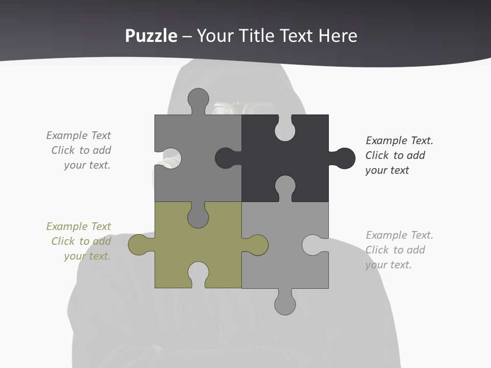 Man Environmental Biohazard PowerPoint Template