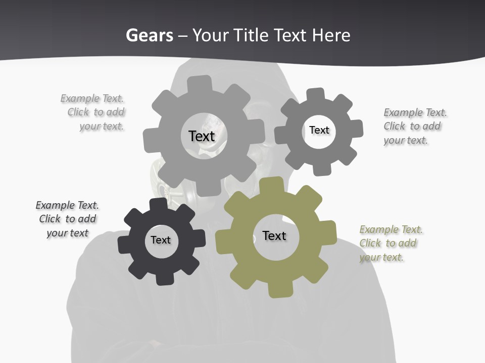 Man Environmental Biohazard PowerPoint Template