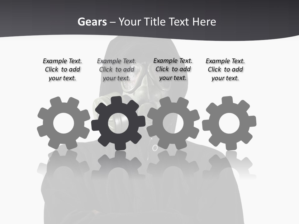 Man Environmental Biohazard PowerPoint Template