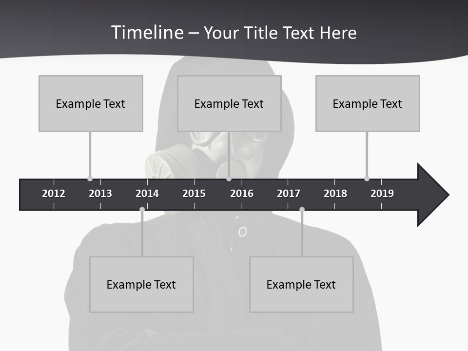 Man Environmental Biohazard PowerPoint Template