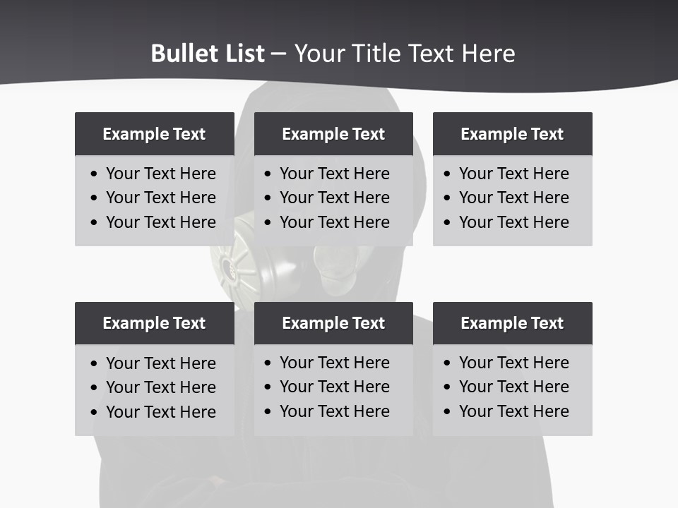 Man Environmental Biohazard PowerPoint Template