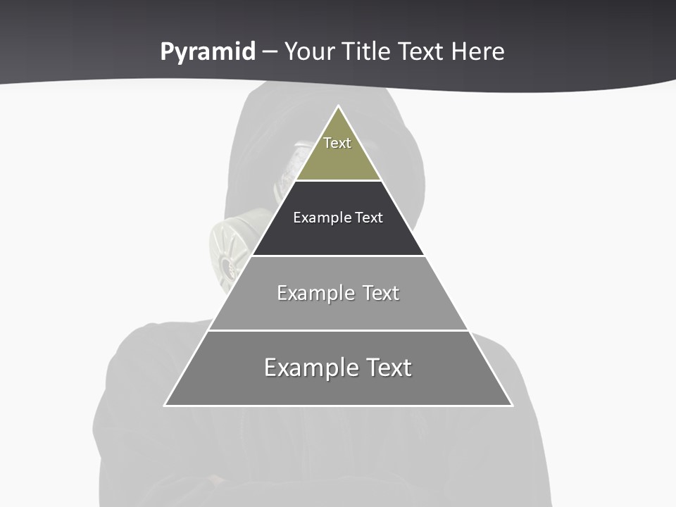 Man Environmental Biohazard PowerPoint Template