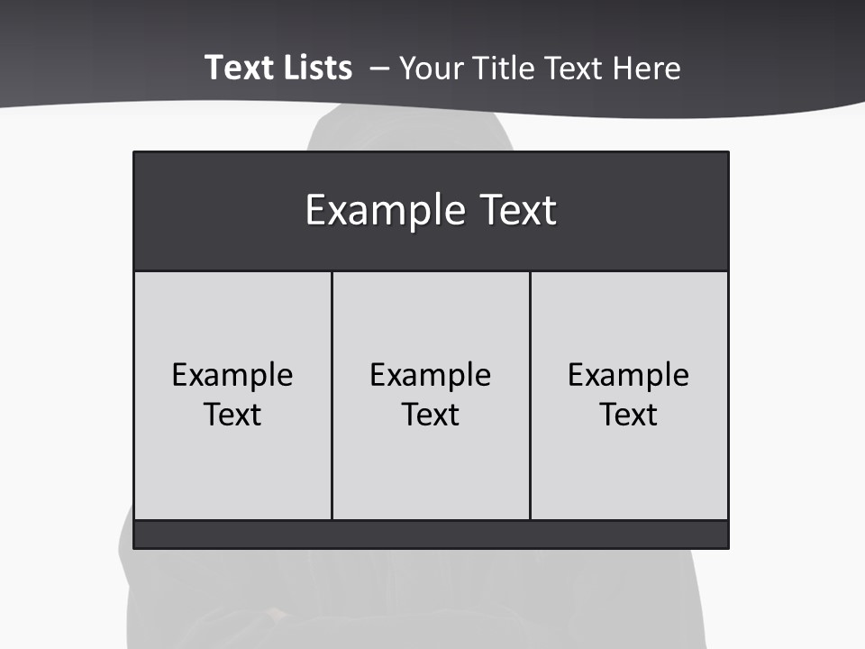 Man Environmental Biohazard PowerPoint Template