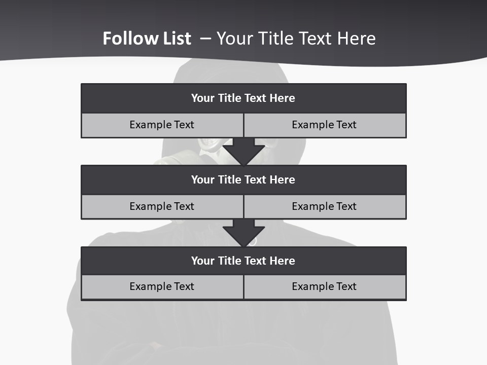 Man Environmental Biohazard PowerPoint Template