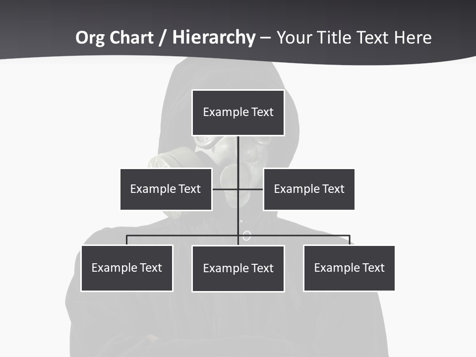 Man Environmental Biohazard PowerPoint Template