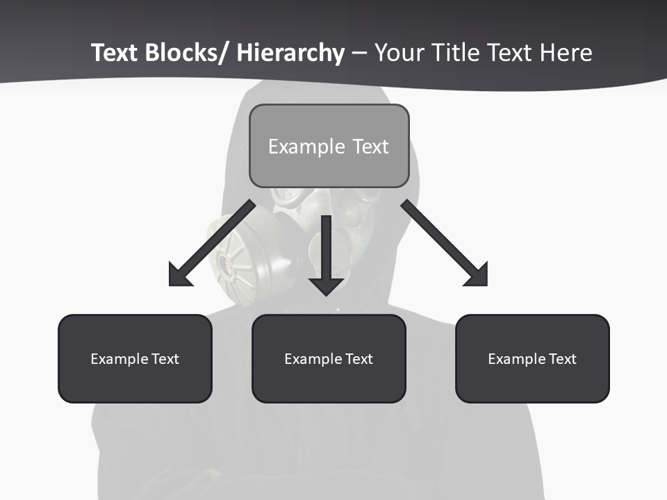 Man Environmental Biohazard PowerPoint Template