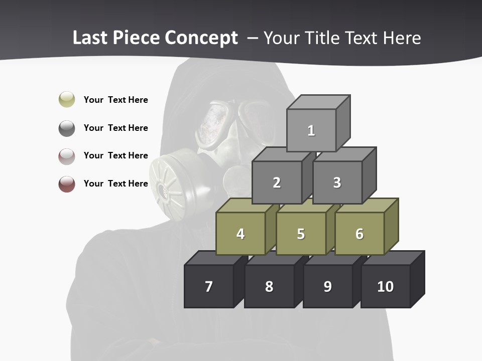 Man Environmental Biohazard PowerPoint Template