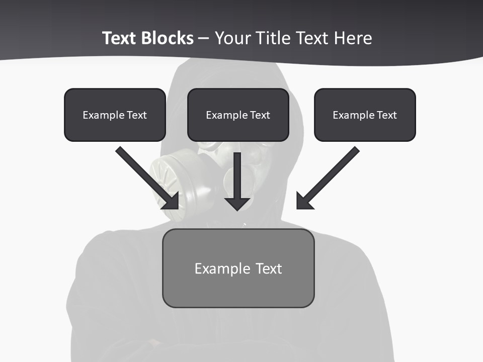 Man Environmental Biohazard PowerPoint Template