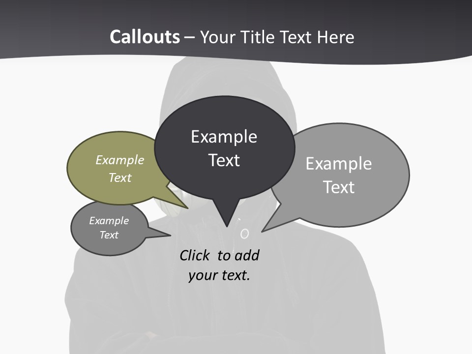 Man Environmental Biohazard PowerPoint Template