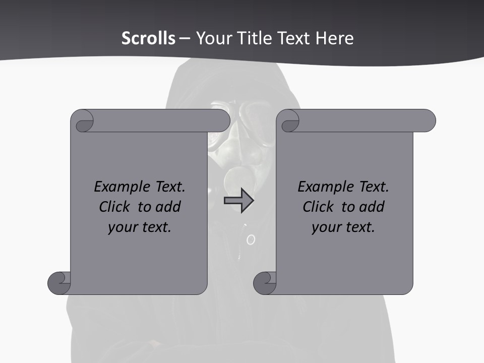Man Environmental Biohazard PowerPoint Template
