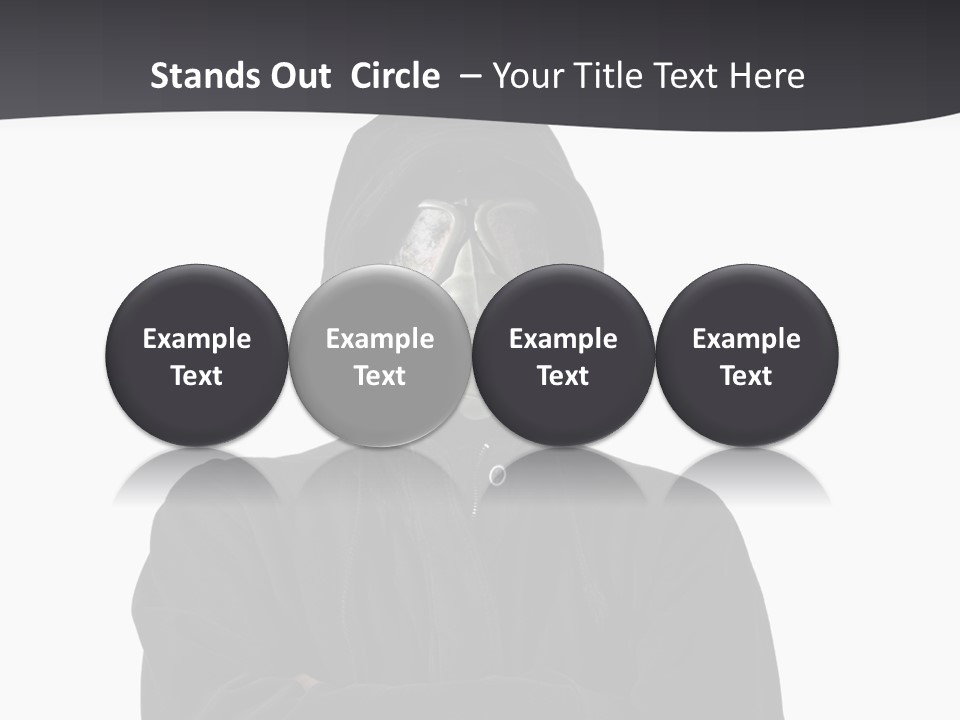 Man Environmental Biohazard PowerPoint Template