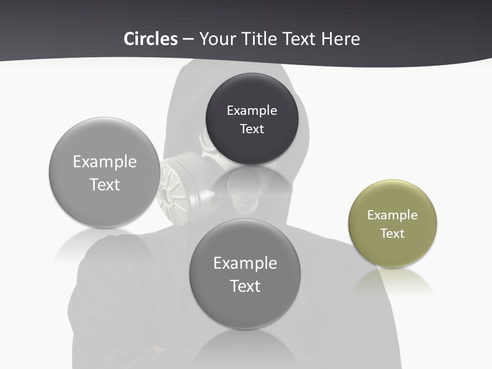 Man Environmental Biohazard PowerPoint Template