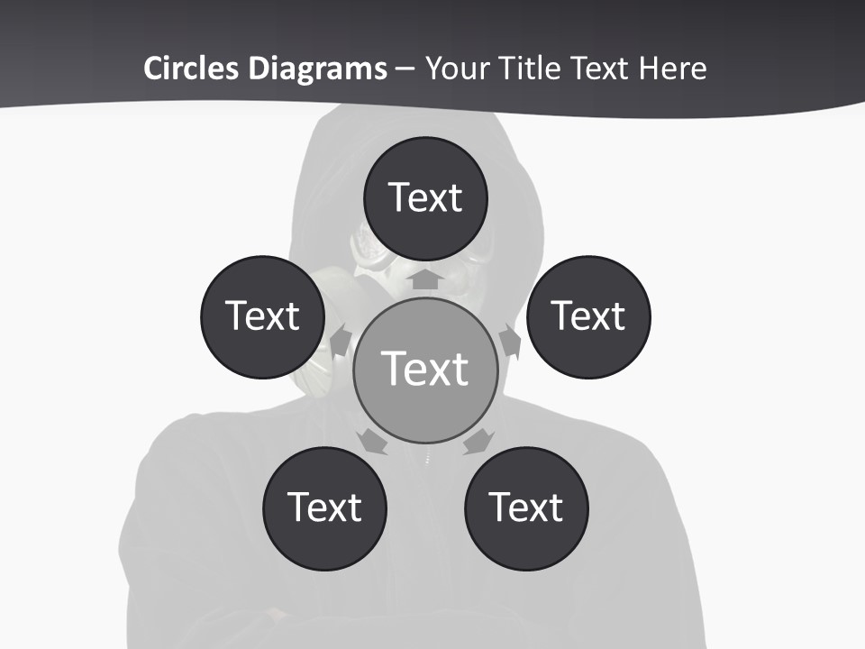 Man Environmental Biohazard PowerPoint Template