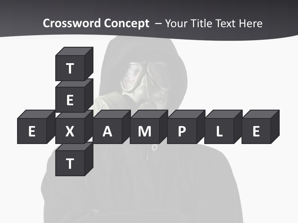 Man Environmental Biohazard PowerPoint Template