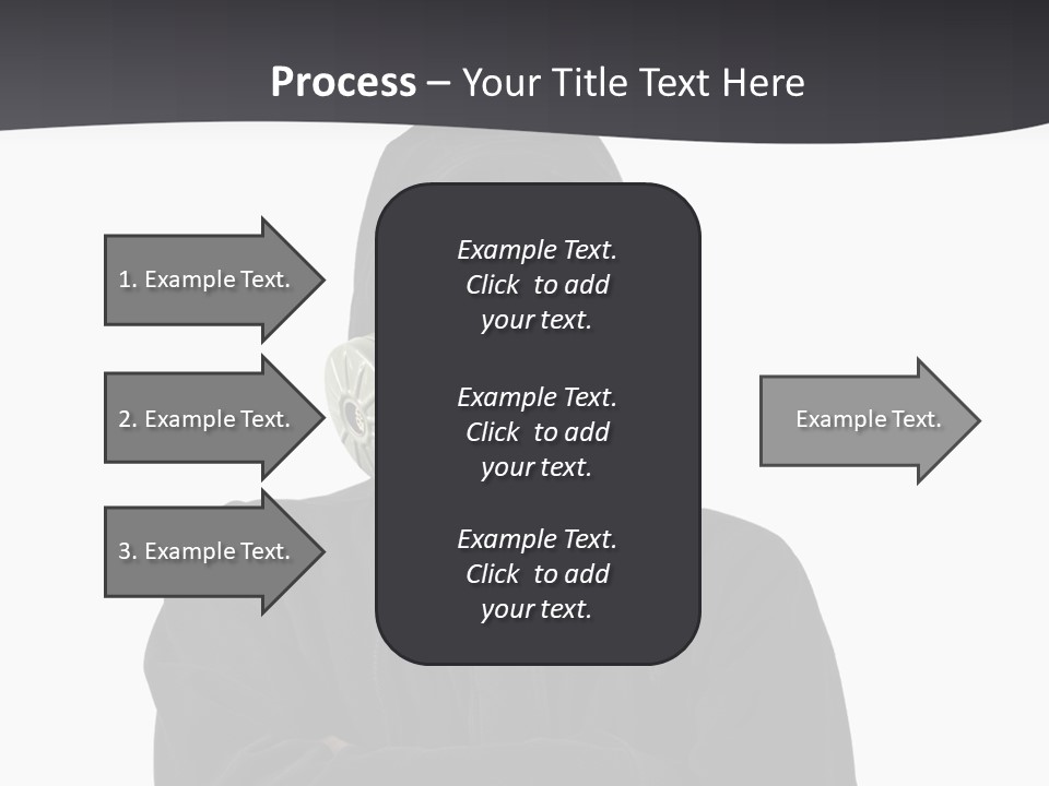 Man Environmental Biohazard PowerPoint Template