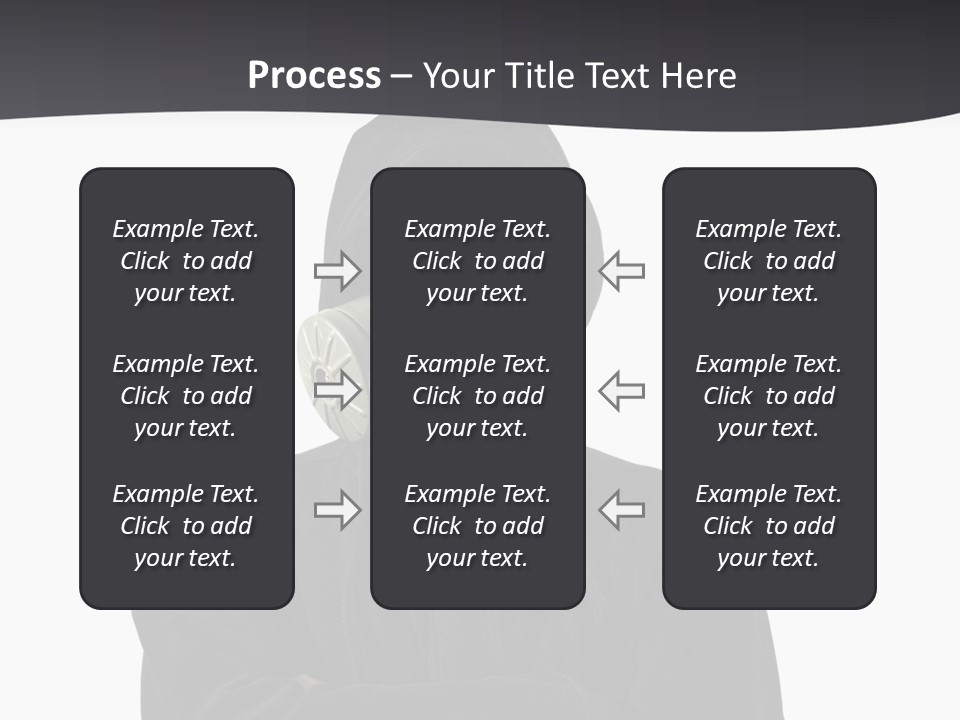 Man Environmental Biohazard PowerPoint Template