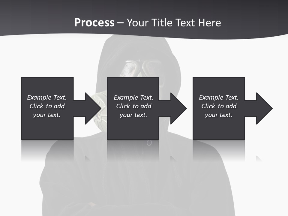 Man Environmental Biohazard PowerPoint Template