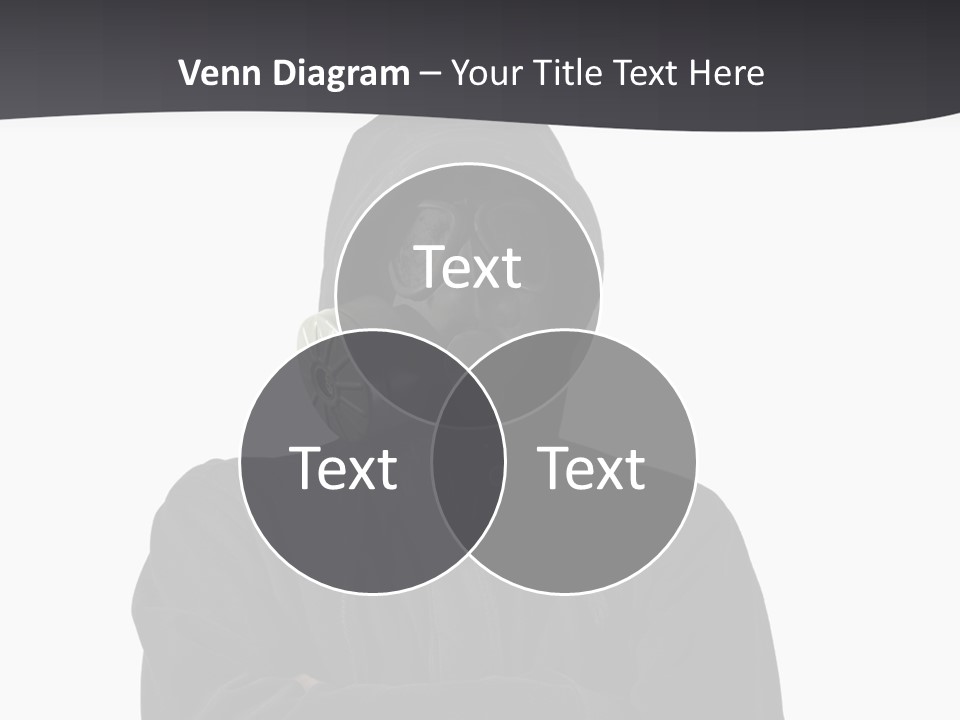 Man Environmental Biohazard PowerPoint Template