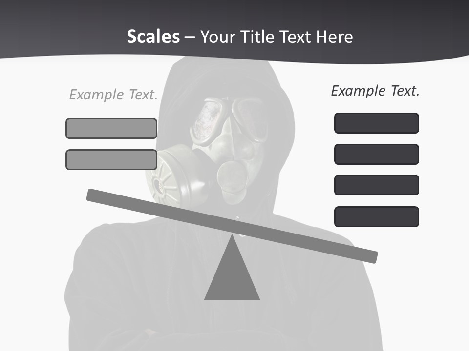 Man Environmental Biohazard PowerPoint Template