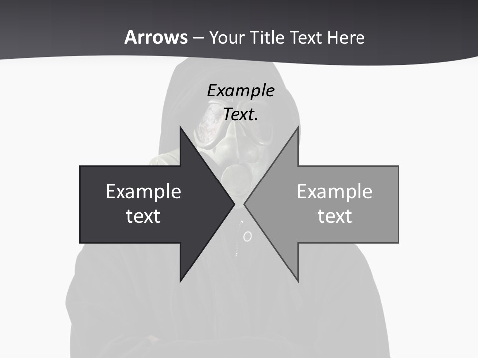 Man Environmental Biohazard PowerPoint Template