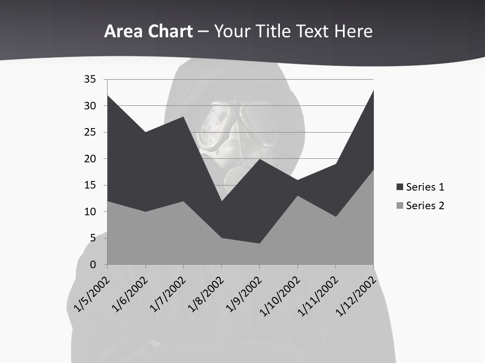 Man Environmental Biohazard PowerPoint Template