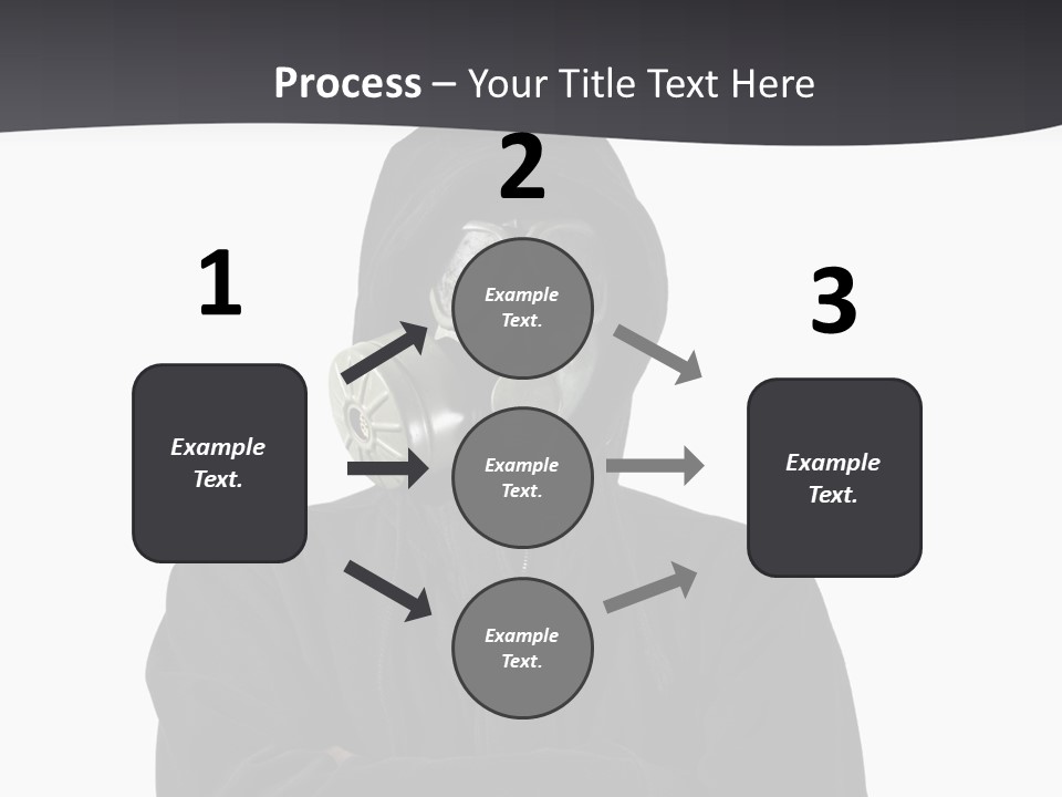 Man Environmental Biohazard PowerPoint Template