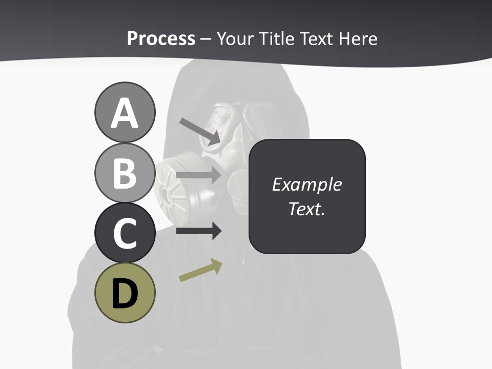 Man Environmental Biohazard PowerPoint Template