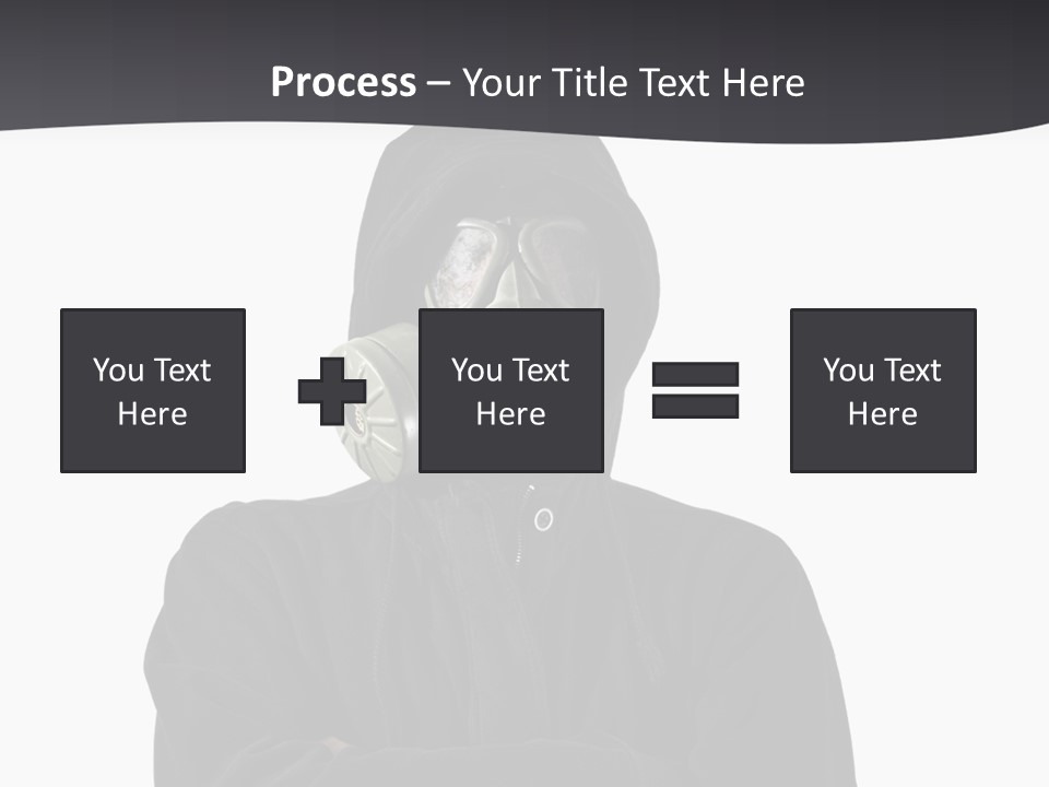 Man Environmental Biohazard PowerPoint Template