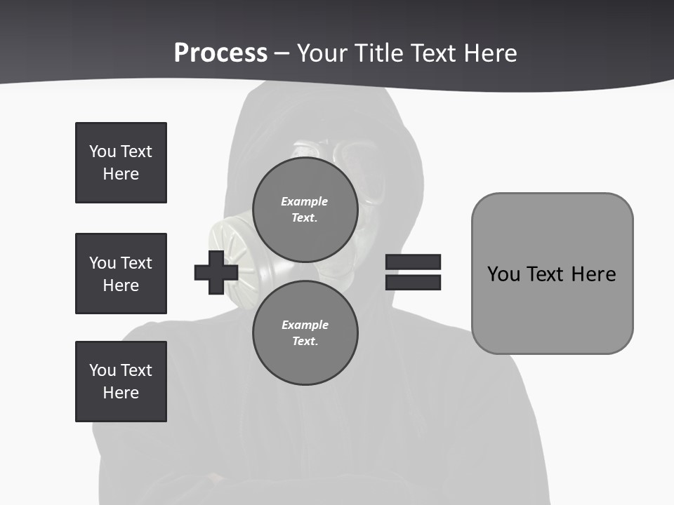Man Environmental Biohazard PowerPoint Template