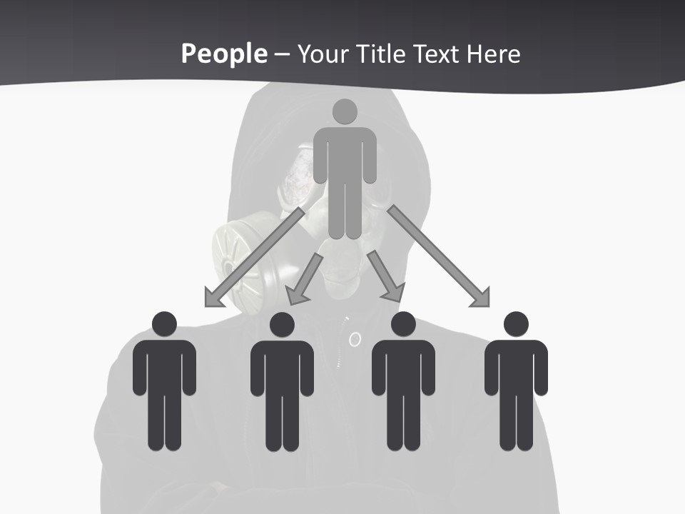 Man Environmental Biohazard PowerPoint Template