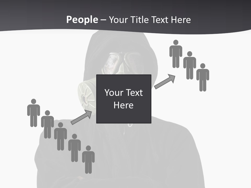 Man Environmental Biohazard PowerPoint Template