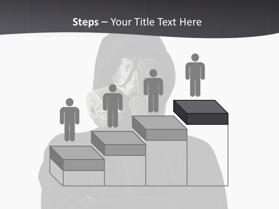 Man Environmental Biohazard PowerPoint Template