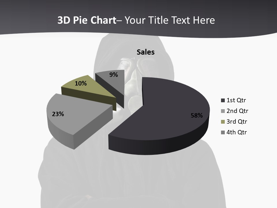 Man Environmental Biohazard PowerPoint Template