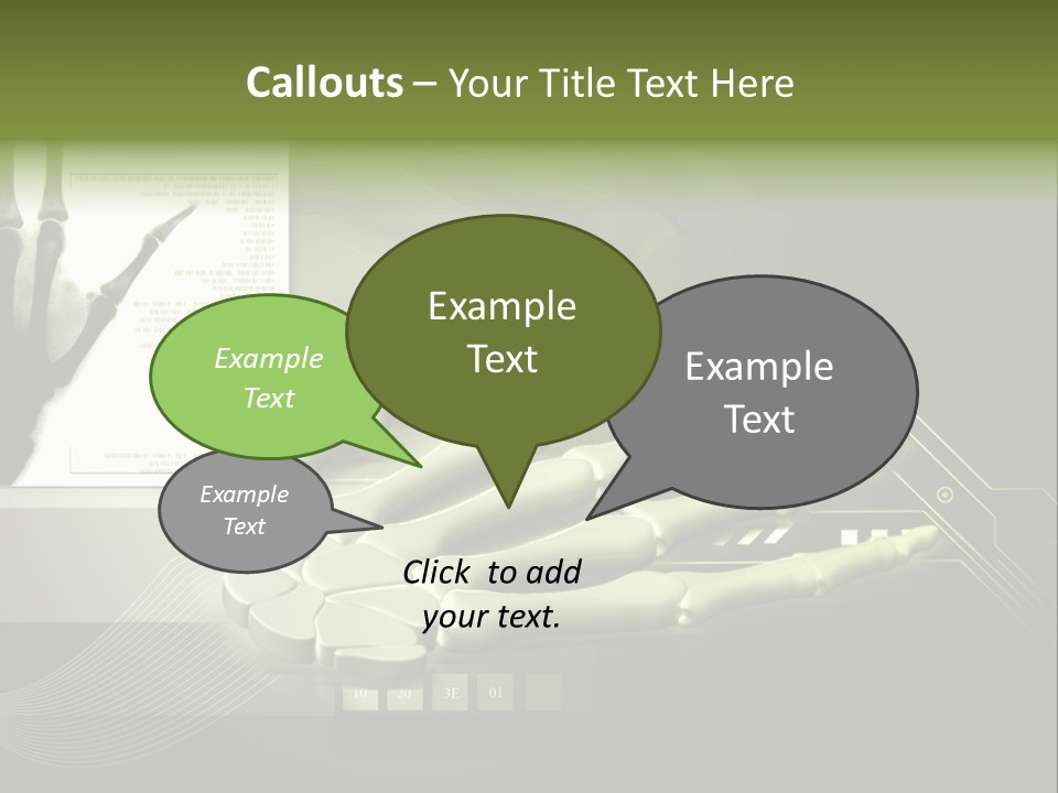 Render Bone Skeletal PowerPoint Template