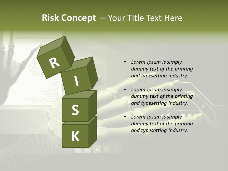 Render Bone Skeletal PowerPoint Template