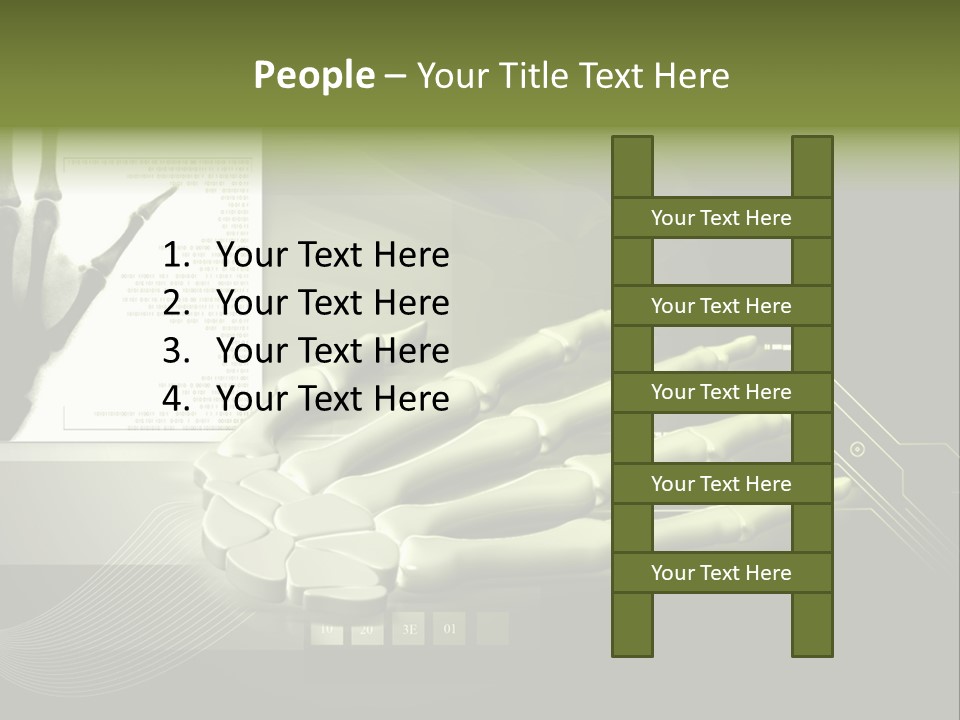 Render Bone Skeletal PowerPoint Template