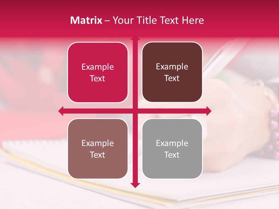 Writing Girl Diary PowerPoint Template